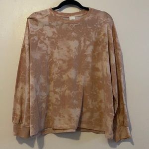 Kaileigh Peach Tie Dye Sweatshirt